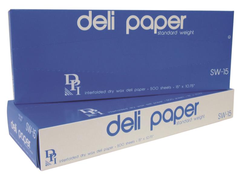 Durable Packaging Deli Sheets Standard Weight 500 Each - 12 per Case.
